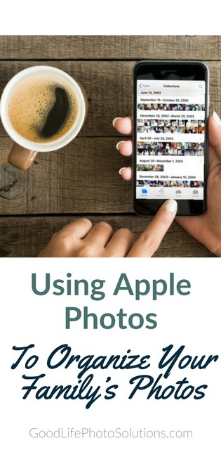 how to organize apple photos